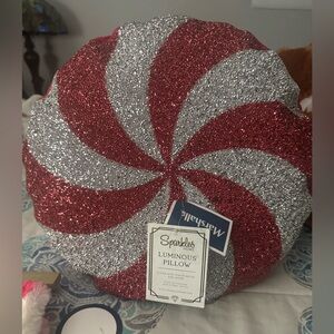 Christmas Peppermint Pillow